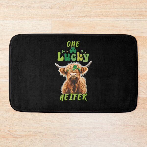 Item preview, St patrick Highland cow designed and sold by MilkyForest.