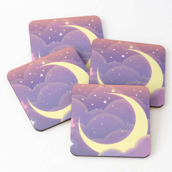 Item preview, Cute Moon & Stars - Dusk designed and sold by CMYKat.