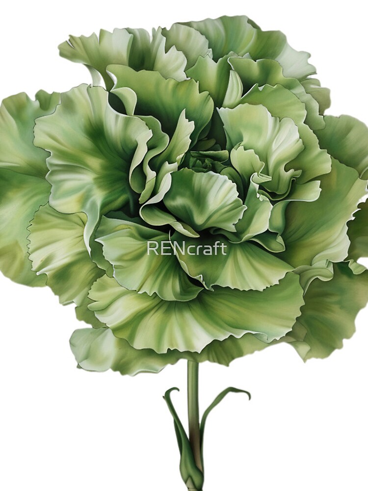 Thumbnail 5 of 5, iPhone Case, Green Carnation designed and sold by RENcraft.