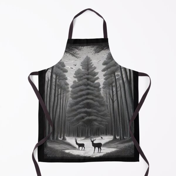 Item preview, Forest with animals forest scene landscape deer designed and sold by Frostquest.