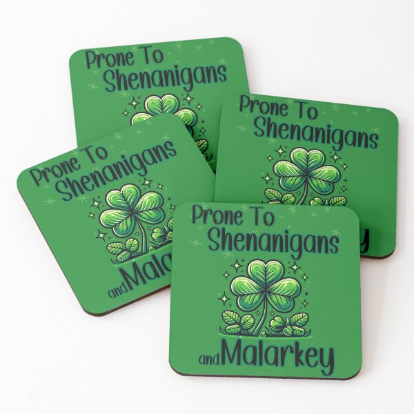 Item preview, Prone To Shenanigans and Malarkey St Patrick Day designed and sold by PistachioCream.