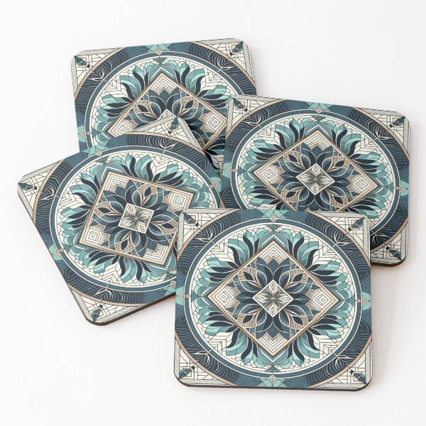 Item preview, Vintage Chic Geometric, Floral Pattern designed and sold by Gaborai.