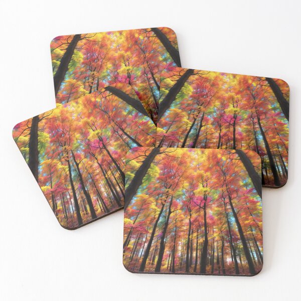 Item preview, Red tree forest designed and sold by nightspeed.