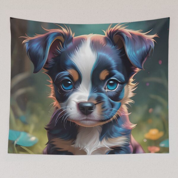 Item preview, Cute Puppy Dog Portrait designed and sold by TheArtOfPat.