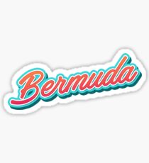 Bermuda Typo Sticker