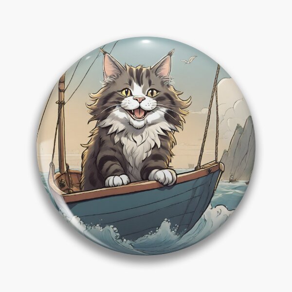 Item preview, Sail Cat on the bow designed and sold by Alistastuff.