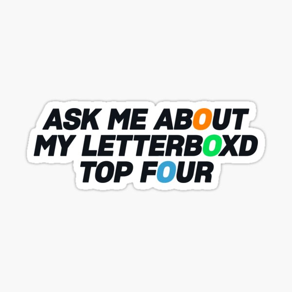 Item preview, ask me about my letterboxd top 4 designed and sold by artsypatterns.