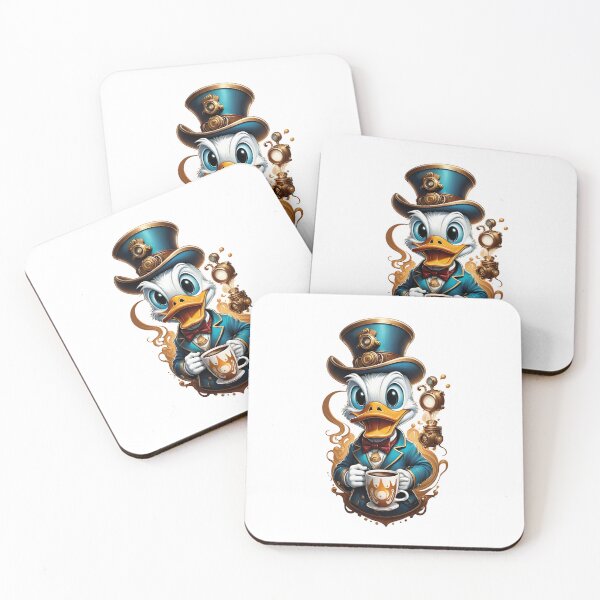 Item preview, Donald duck cousin drinking coffee designed and sold by digitalartlb.
