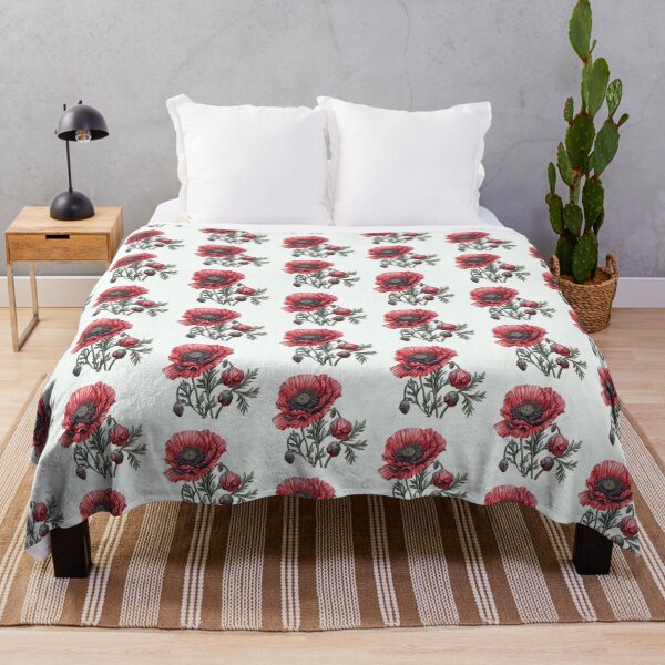Item preview, Red Common Poppy in Bloom designed and sold by Artcurrents.