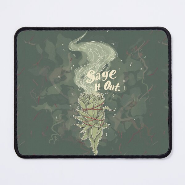 Item preview, Purify Your Aura - Sage It Out Smoke Ilustration designed and sold by Spirit47.