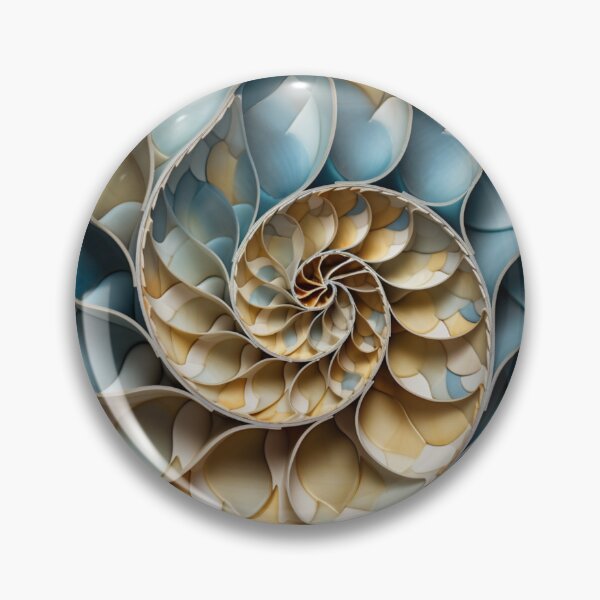 Item preview, Spiral Shell Geometric Pattern designed and sold by NicolasGlowArt.