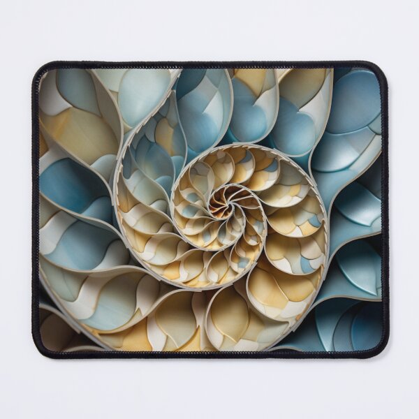 Item preview, Spiral Shell Geometric Pattern designed and sold by NicolasGlowArt.