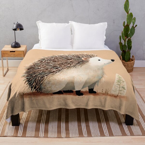 Item preview, watercolor of an adorable porcupine, cute critters designed and sold by soulfulpalette.
