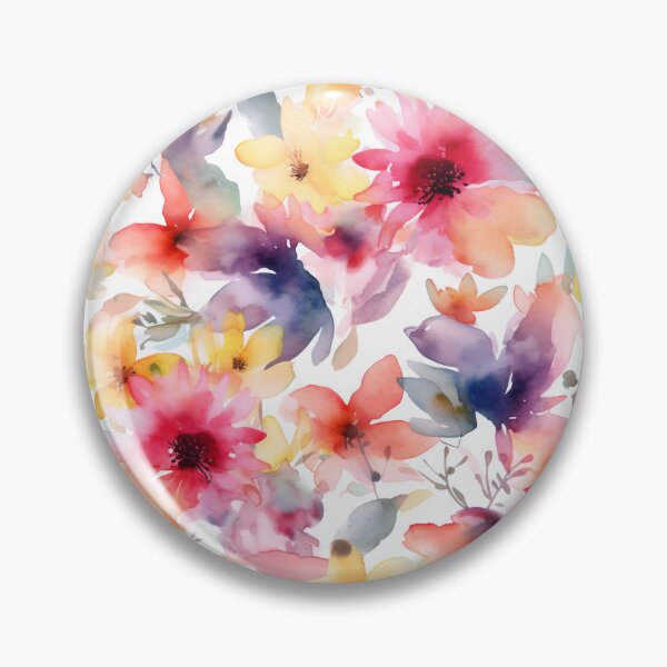 Item preview, Warm-Hued Watercolor Blossoms designed and sold by MuseMavenDesign.