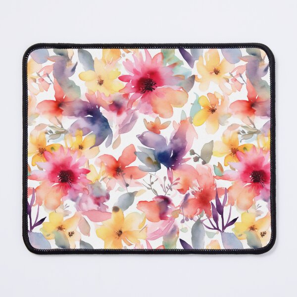 Item preview, Warm-Hued Watercolor Blossoms designed and sold by MuseMavenDesign.