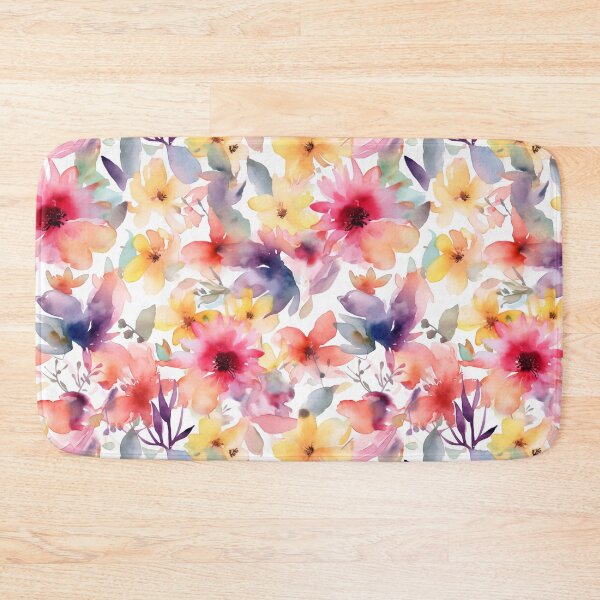 Item preview, Warm-Hued Watercolor Blossoms designed and sold by MuseMavenDesign.