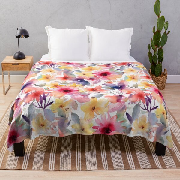 Item preview, Warm-Hued Watercolor Blossoms designed and sold by MuseMavenDesign.