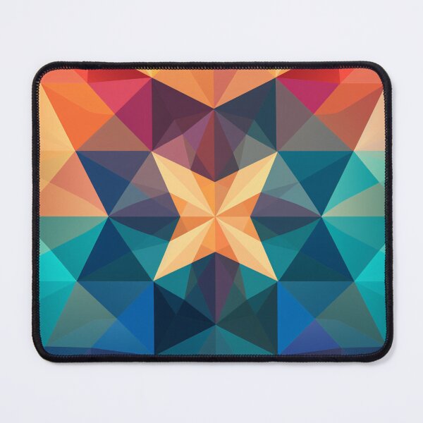 Item preview, Polygon Star Geometric Pattern designed and sold by NicolasGlowArt.
