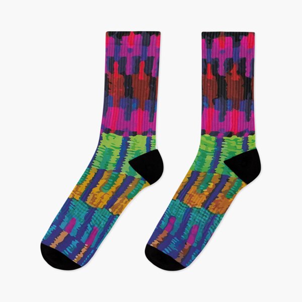 Item preview, Maximalist decor rainbow embroidery hand woven mexican textile vibrant folk art designed and sold by T-Mex.