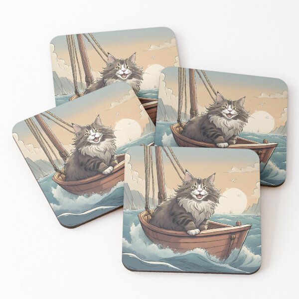 Item preview, Sail cat sun set designed and sold by Alistastuff.