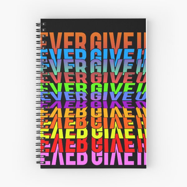Item preview, Never give up  designed and sold by Pattern Vista Studio.