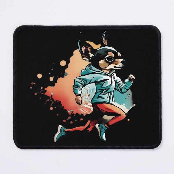 Item preview, chihuahua dog jogging jogging designed and sold by Furrifico.