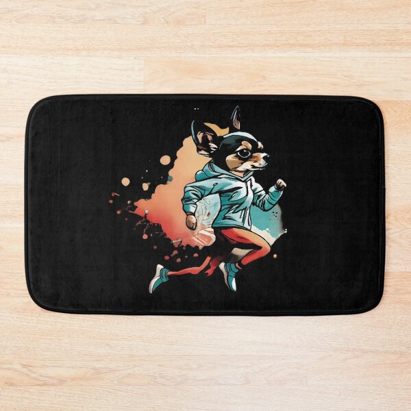 Item preview, chihuahua dog jogging jogging designed and sold by Furrifico.