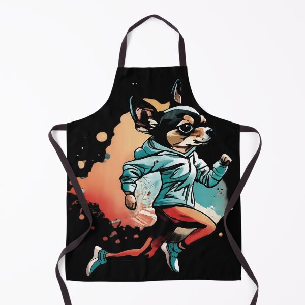 Item preview, chihuahua dog jogging jogging designed and sold by Furrifico.