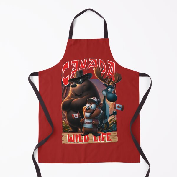 Item preview, A cool moose, beaver and a bear from Canada designed and sold by Animal world designs.