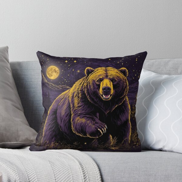 Item preview, Starry Night Bear Drawing designed and sold by PolygonPinnacle.