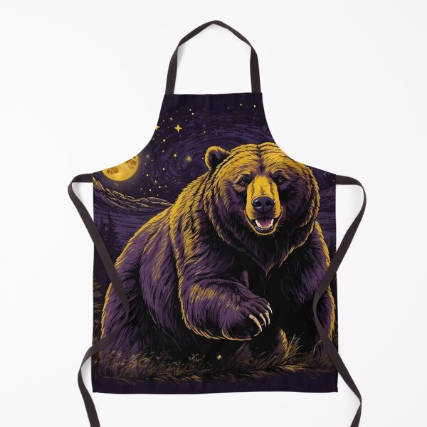 Item preview, Starry Night Bear Drawing designed and sold by PolygonPinnacle.