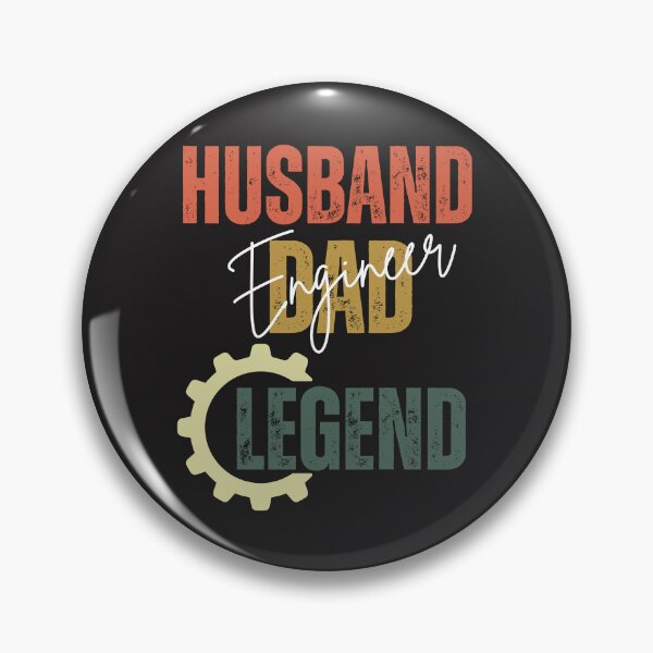 Item preview, Husband Dad Engineer Legend Funny Engineer designed and sold by TeeVibesshop.