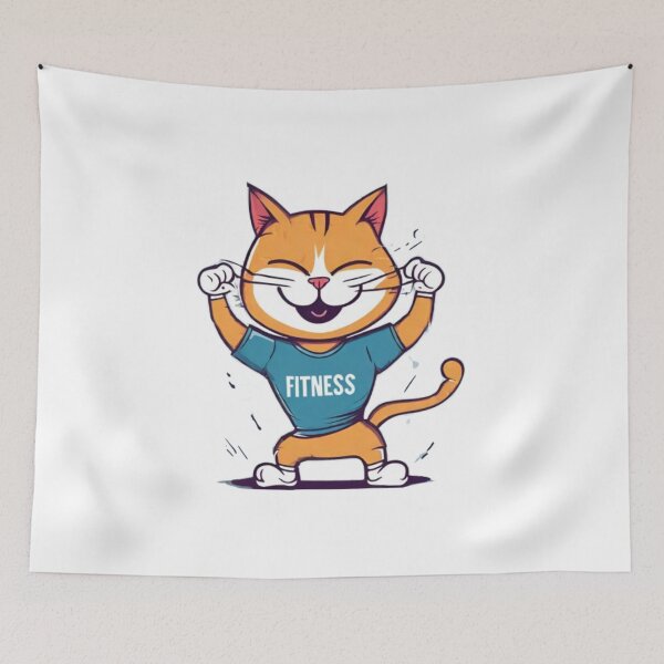 Item preview, Pawsitive Fitness Vibes designed and sold by Lakanapin.