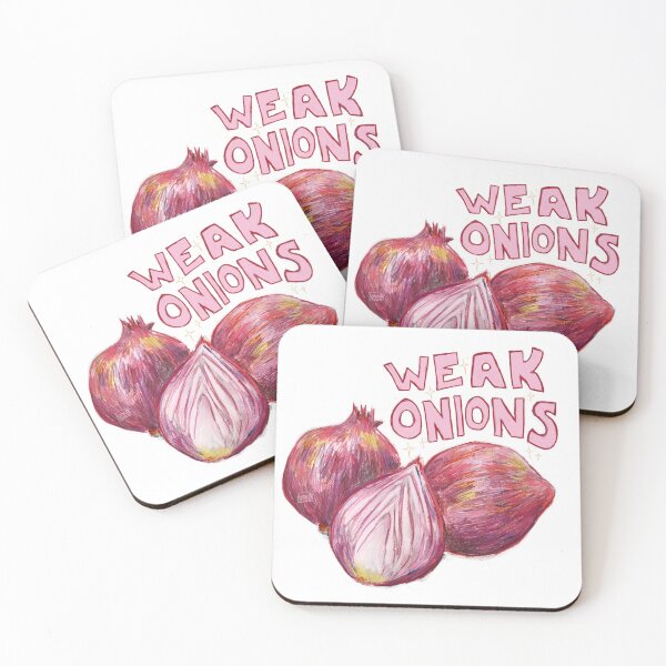 Item preview, weak onions sticker designed and sold by lucia-without-j.