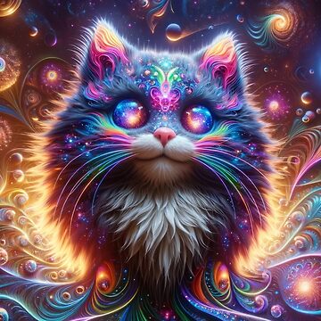 Artwork thumbnail, Cosmic Feline Whimsy by The Cosmic Phenomenon