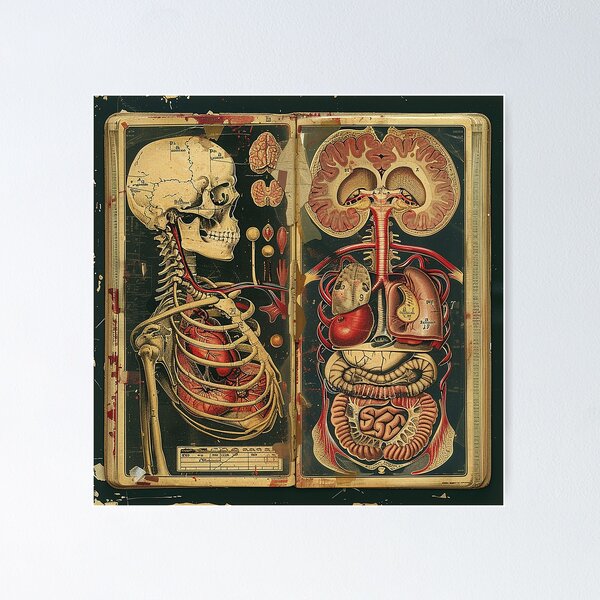 Item preview, Vintage Anatomy Art designed and sold by nomiraclehere.
