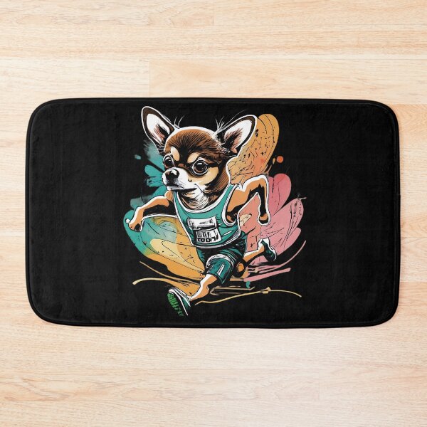 Item preview, chihuahua dog running marathon designed and sold by Furrifico.