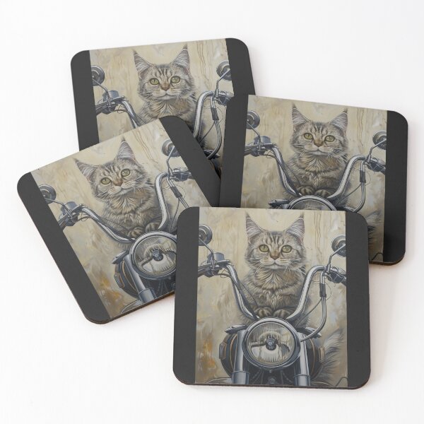 Item preview, Cat On Motorcycle designed and sold by sheprint.