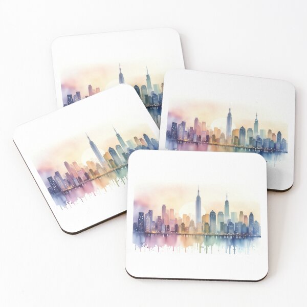 Item preview, Urban Dreamscapes in Watercolor designed and sold by PanoramaPrints.