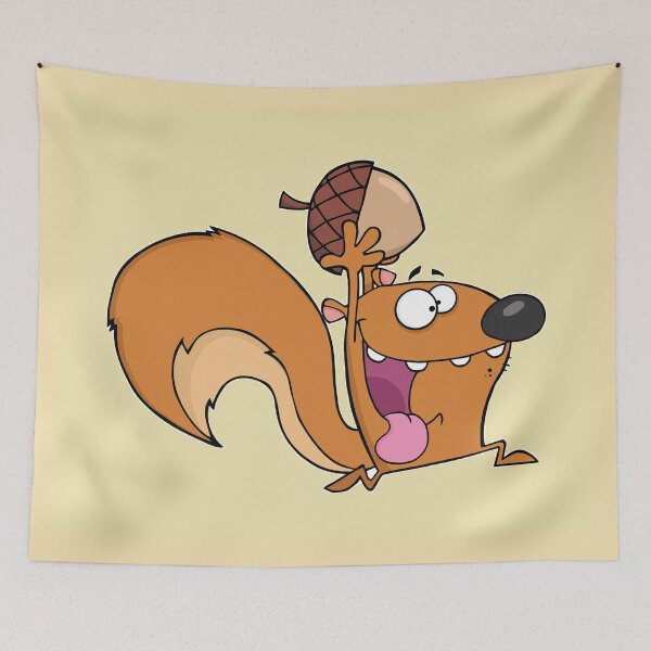 Item preview, Squirrel with an acorn designed and sold by nopemom.