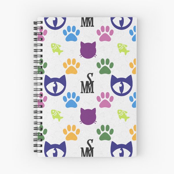 Item preview, Sir Meowton's Palette - Playful Cat Paw Print Pattern designed and sold by Sir Meow Meow.