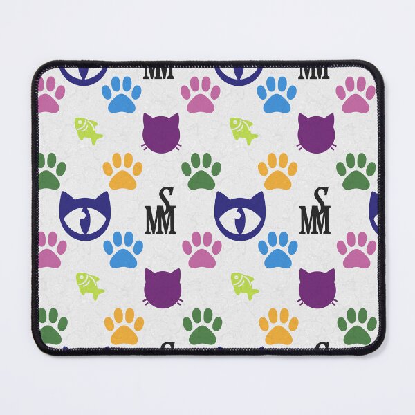 Item preview, Sir Meowton's Palette - Playful Cat Paw Print Pattern designed and sold by Sir Meow Meow.