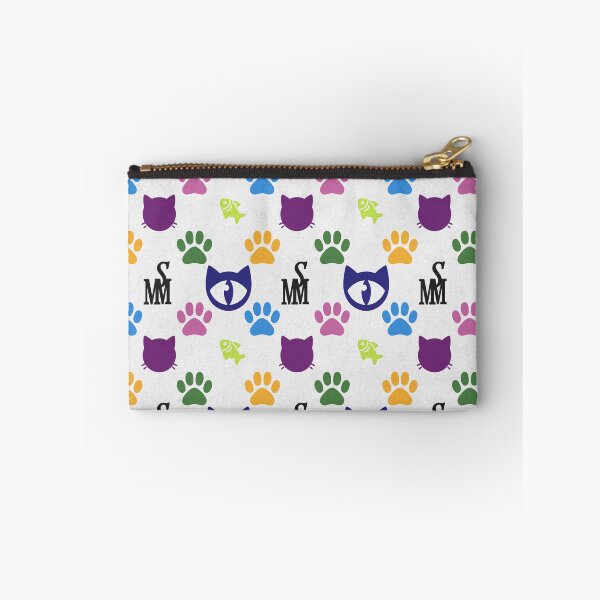 Item preview, Sir Meowton's Palette - Playful Cat Paw Print Pattern designed and sold by Sir Meow Meow.