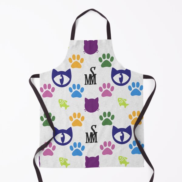Item preview, Sir Meowton's Palette - Playful Cat Paw Print Pattern designed and sold by Sir Meow Meow.