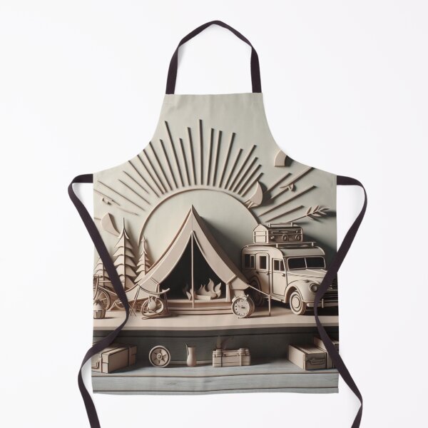 Item preview, Vintage Camping Feeling Illustration designed and sold by Gaborai.