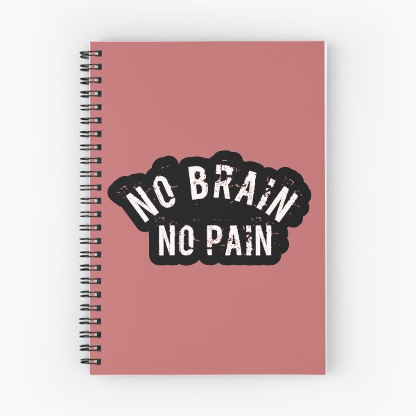 Item preview, no brain no pain designed and sold by maesss.