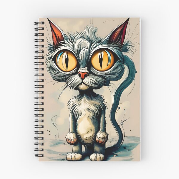 Item preview, Whiskerful Gaze - The Cartoon Cat with Enchanting Yellow Eyes designed and sold by GL!TCH LAB.
