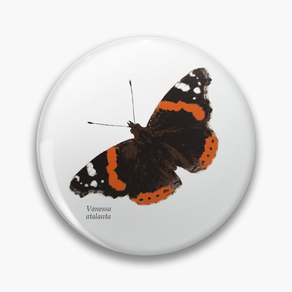 Item preview, Butterfly Vanessa atalanta designed and sold by WalkWiseDesign.
