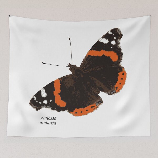 Item preview, Butterfly Vanessa atalanta designed and sold by WalkWiseDesign.