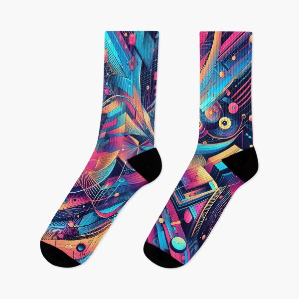Item preview, Neon Colorful Abstract Design designed and sold by Alessei.